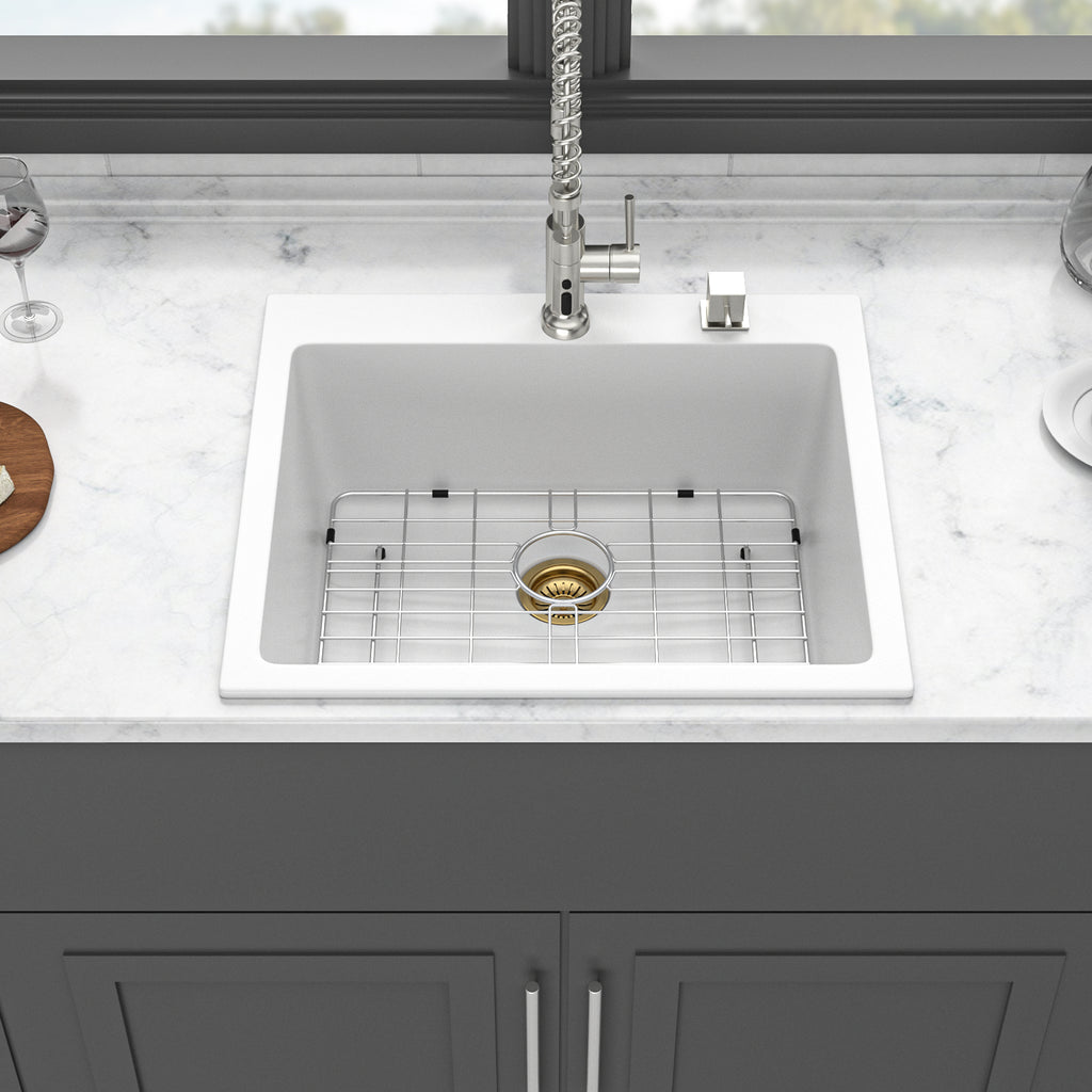 Quartz Kitchen Sink - 25 x 22" x 9.65"