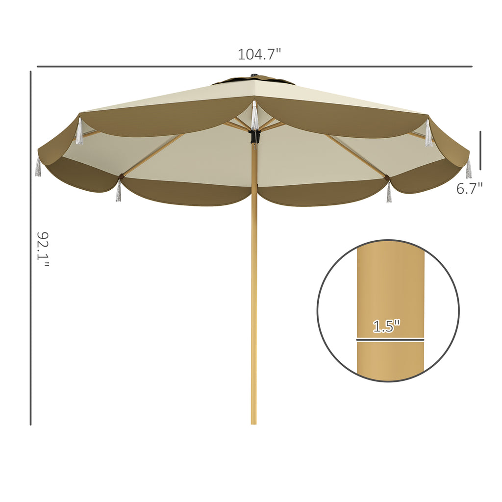 Vented Patio Table Umbrella, Outdoor Umbrella, Patio Umbrella