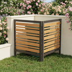 2-Panel Outdoor Air Conditioner Fence Screen