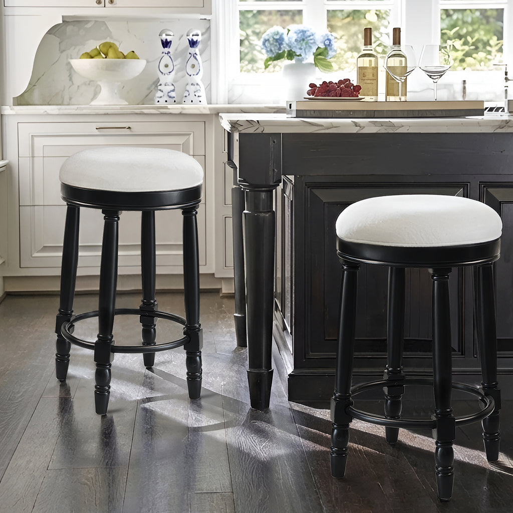 AGODY Bar Stools Set of 2, 26" Counter Height
