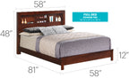 Transitional Cherry Full Bed For Timeless Elegance