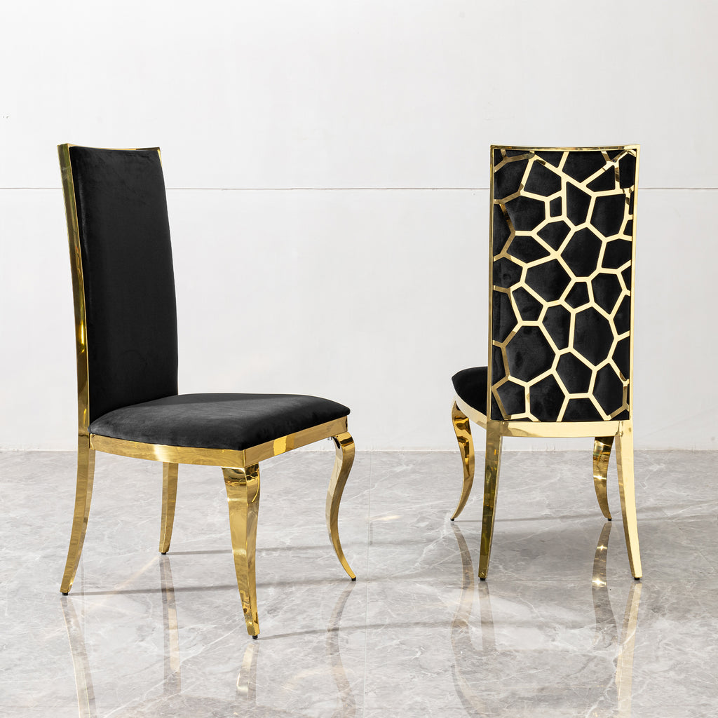 Contemporary Stainless Steel Dining Chair