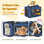 40" Soft Dog Crates Kennel with Mesh Windows