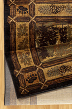 Nature's Nest Lodge Accent Rug