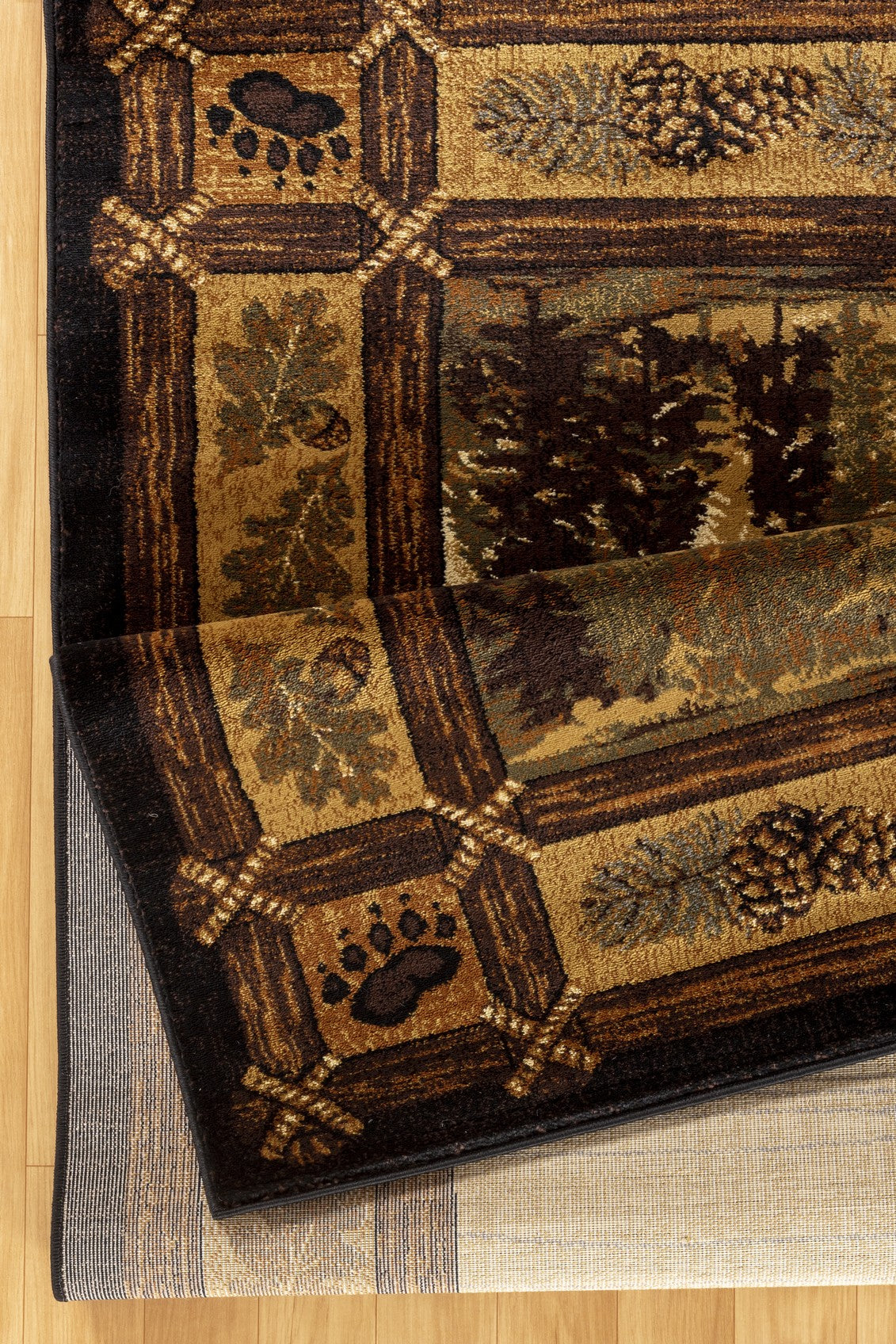 Nature's Nest Lodge Accent Rug