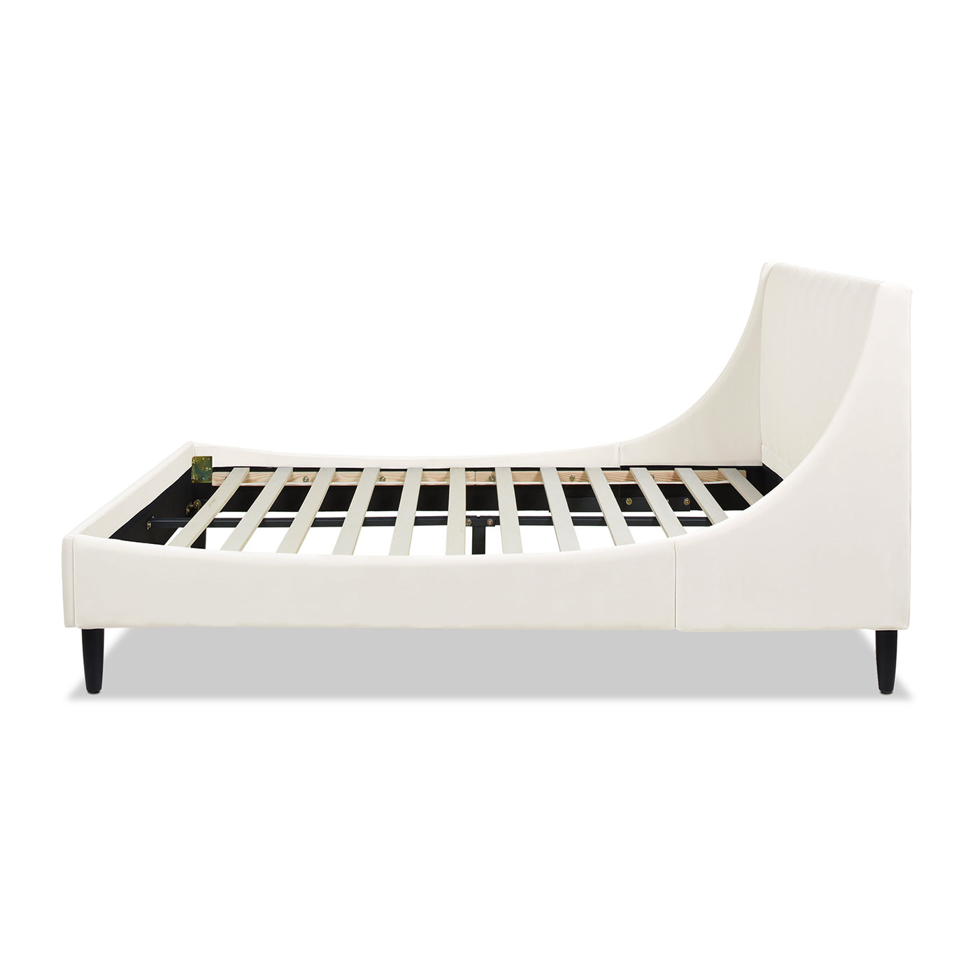 Aspen Vertical Tufted Modern Headboard Platform Bed Set, Queen