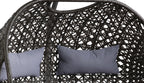 Vasant Fabric & Wicker Hanging Chair