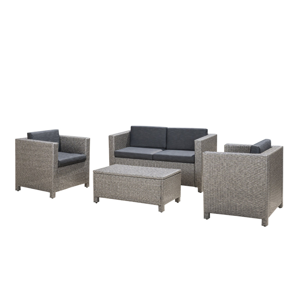 Puerta 4-Piece Outdoor Wicker Sofa Set