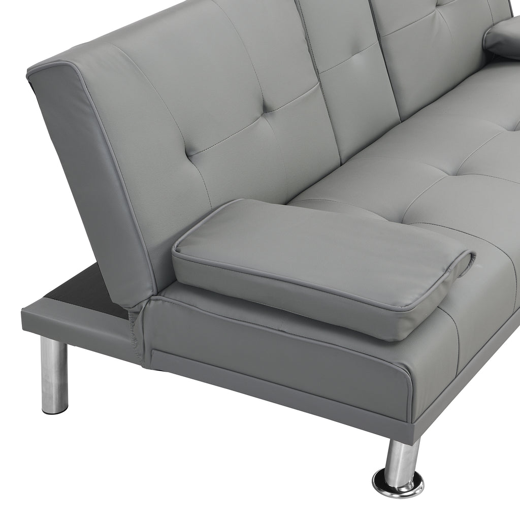 Sofa Bed with Armrest and Holders