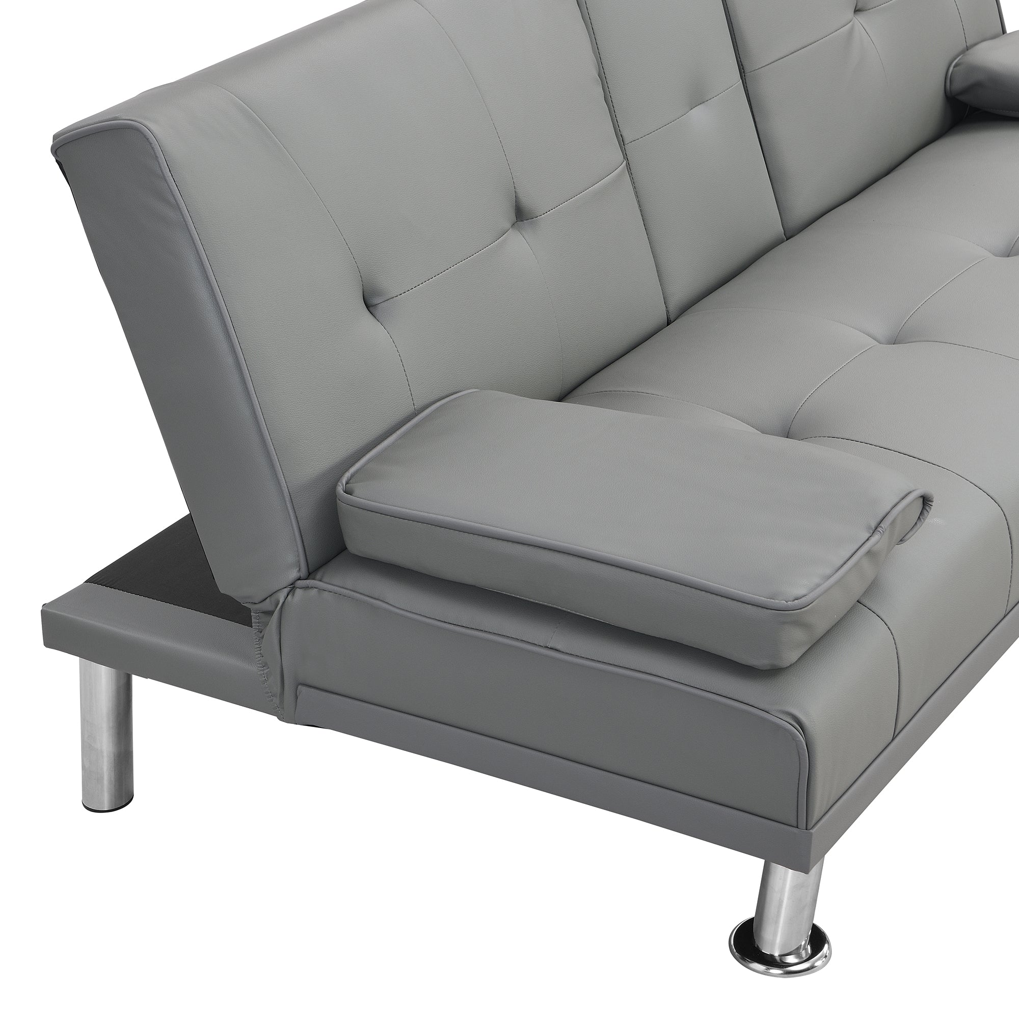 Sofa Bed with Armrest and Holders