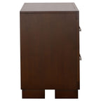 Polk Cappuccino 2-Drawer Nightstand