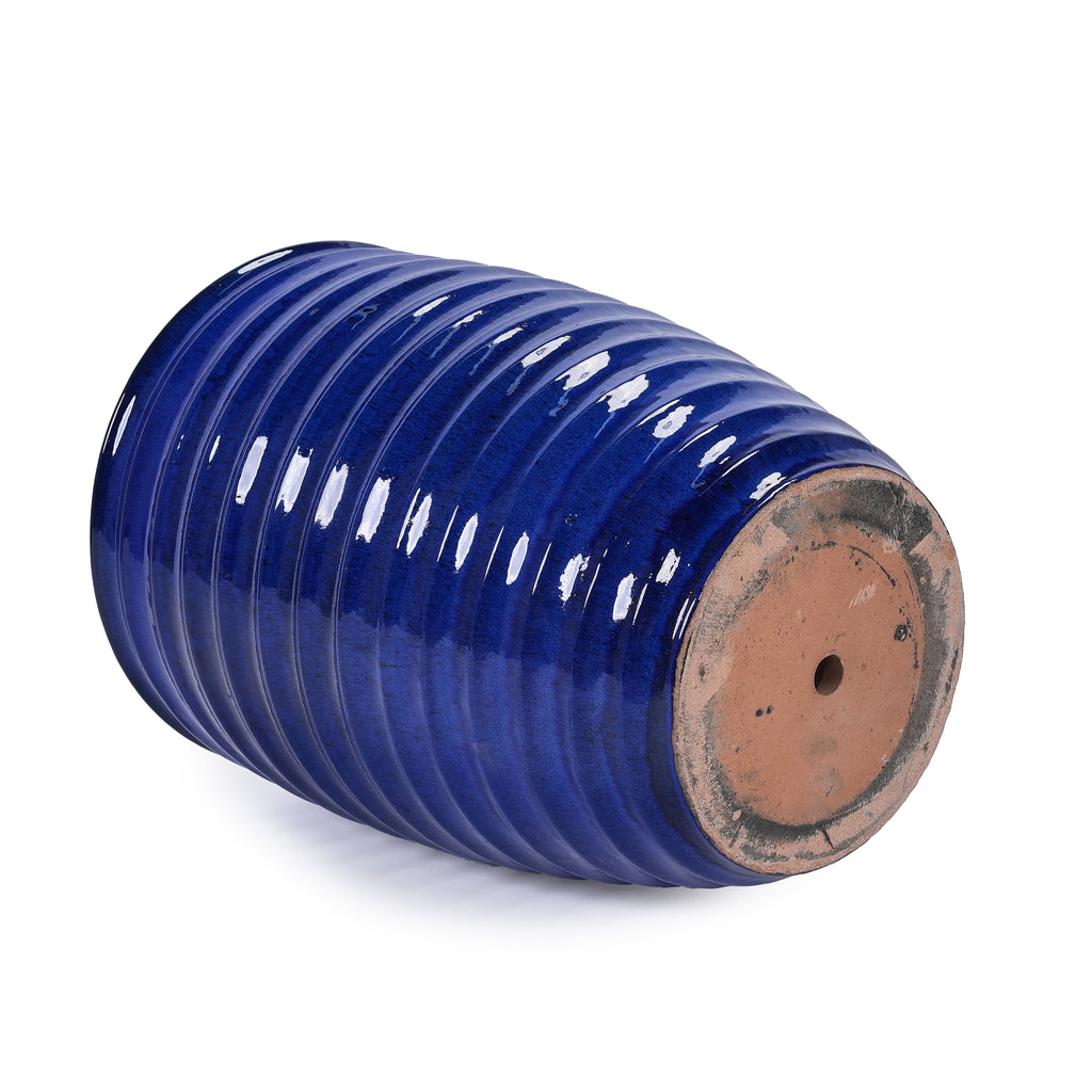 Handmade Sapphire Ceramic Garden Pot