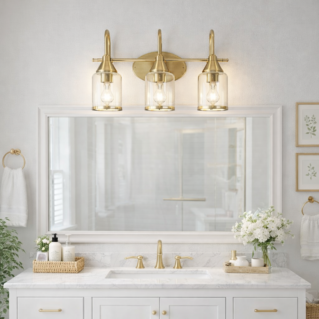 Twilight Brushed Three Light Vanity Light