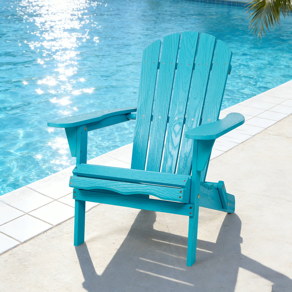 Wood Lounge Patio Chair for Garden Outdoor