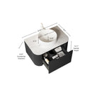 Dina 30" Bathroom Vanity & Sink