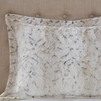 King 4PC Faux Fur Comforter Set