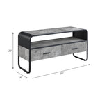 Raziela Concrete TV Stand