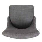 Mid Century Modern Fabric Armless Dining Chairs, Set of 2