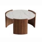 Modern Round Sintered Stone Coffee Table