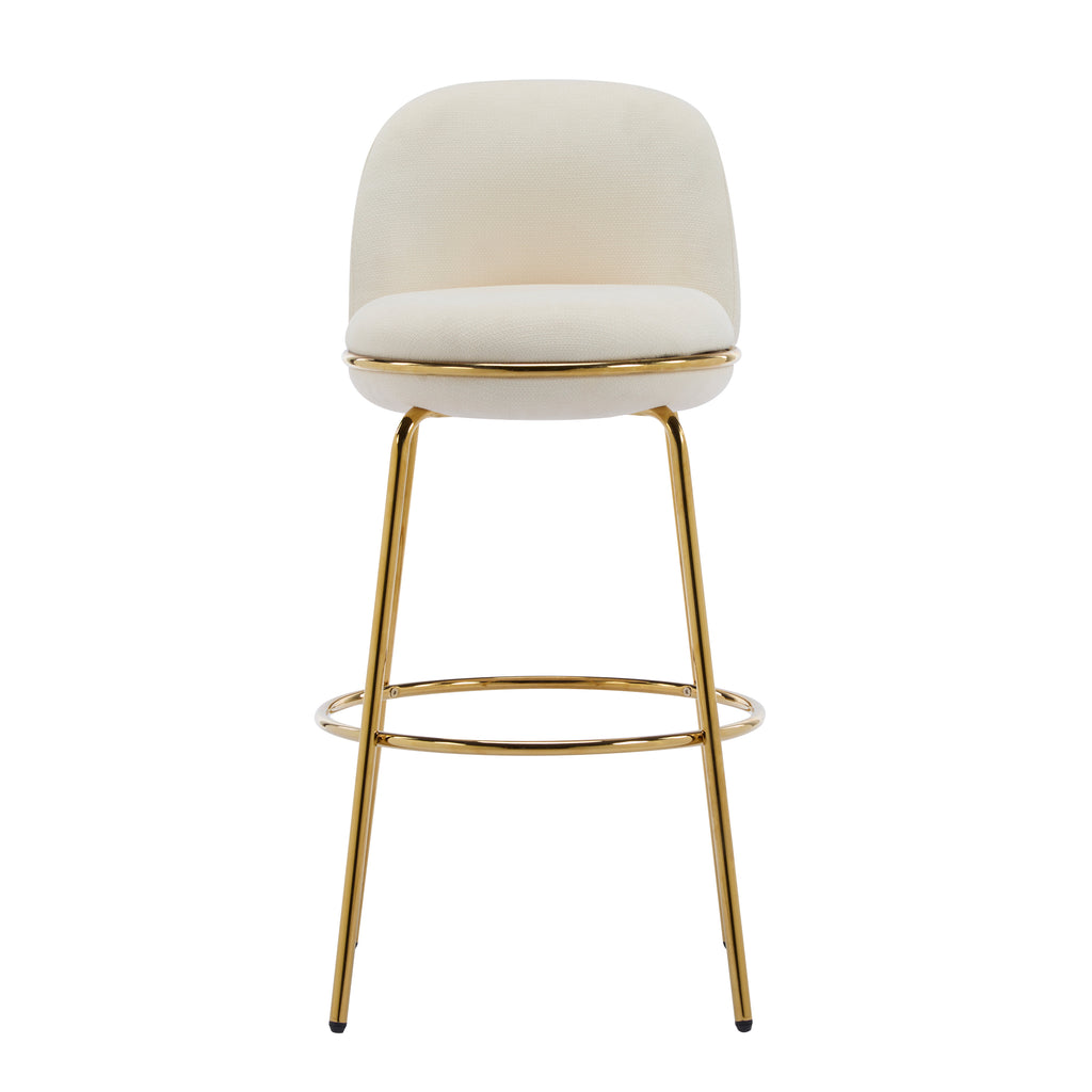Rio Claro Indoor Metal Upholstered Barstool