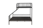 Caius Gunmetal Finish Twin XL/Queen Bunk Bed