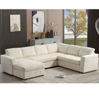 110.75" Modern U Shaped Sectional Sofa