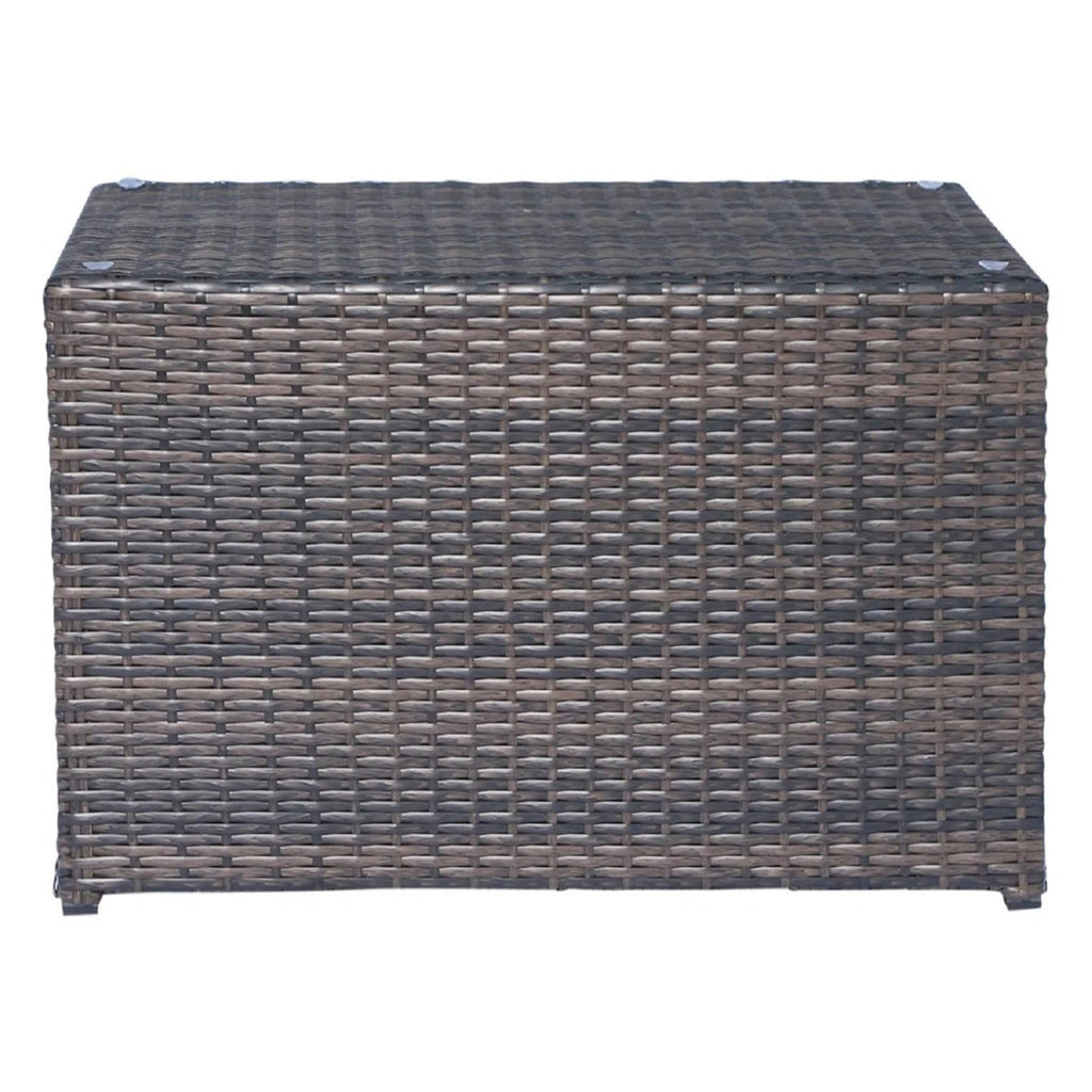 6-Person Wicker Outdoor Seating Group with Cushions