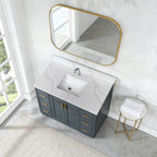 43-Inch Quartz Bathroom Vanity Top