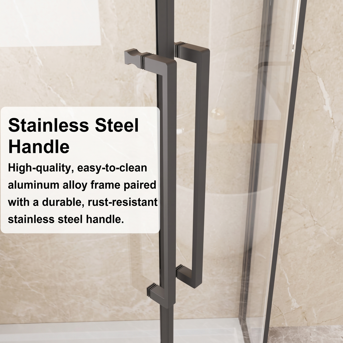 Neo-Angle Sliding Shower Enclosure 36"x72"