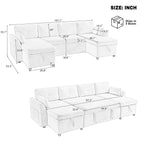Modern Sectional Sofa U-shaped Sleeper Sofa