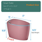 Unique Smart Toilet with Bidet Built In