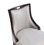 Emperor Wood Upholstered Barstool