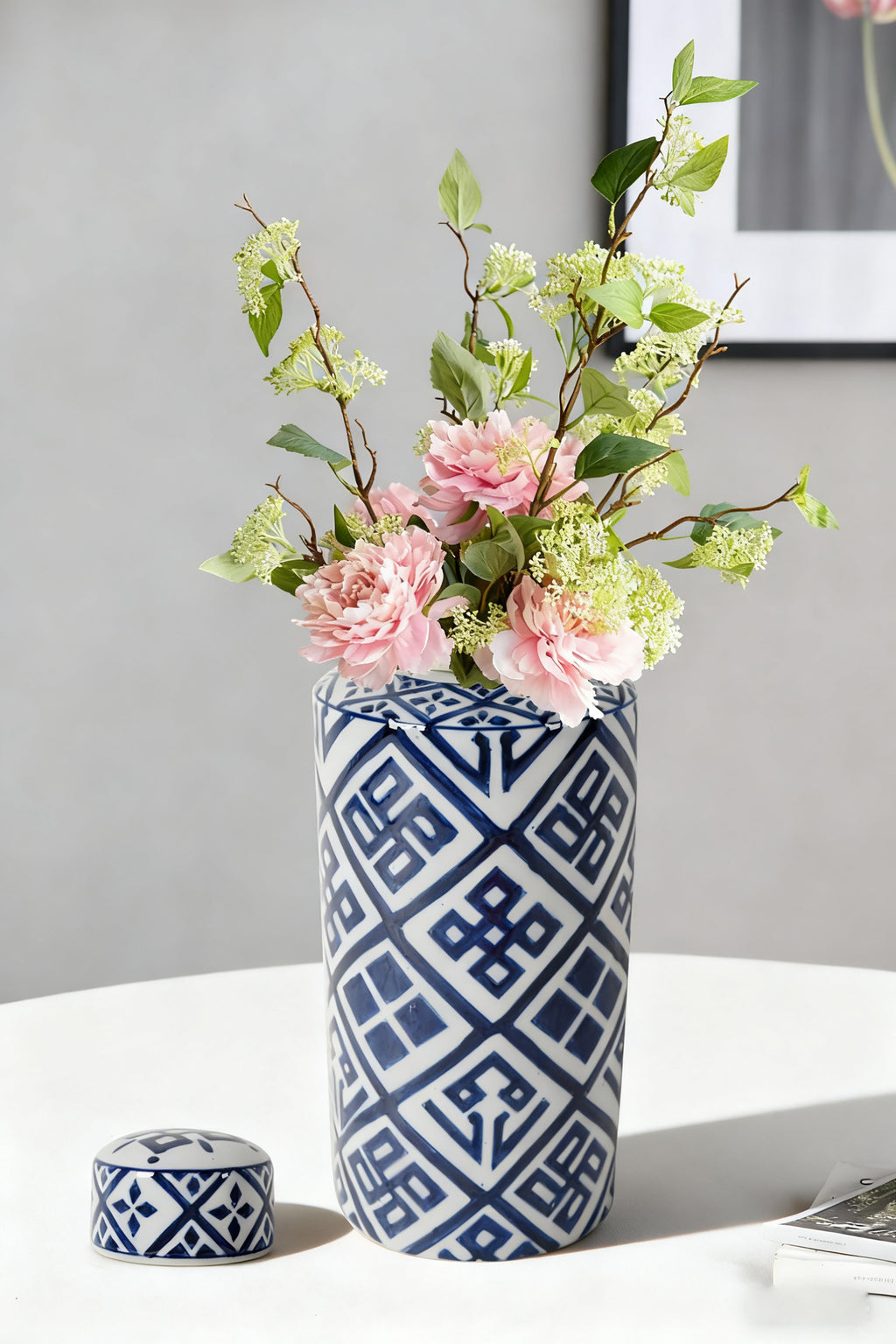 D6.3x13.8" Valora Ceramic Jar