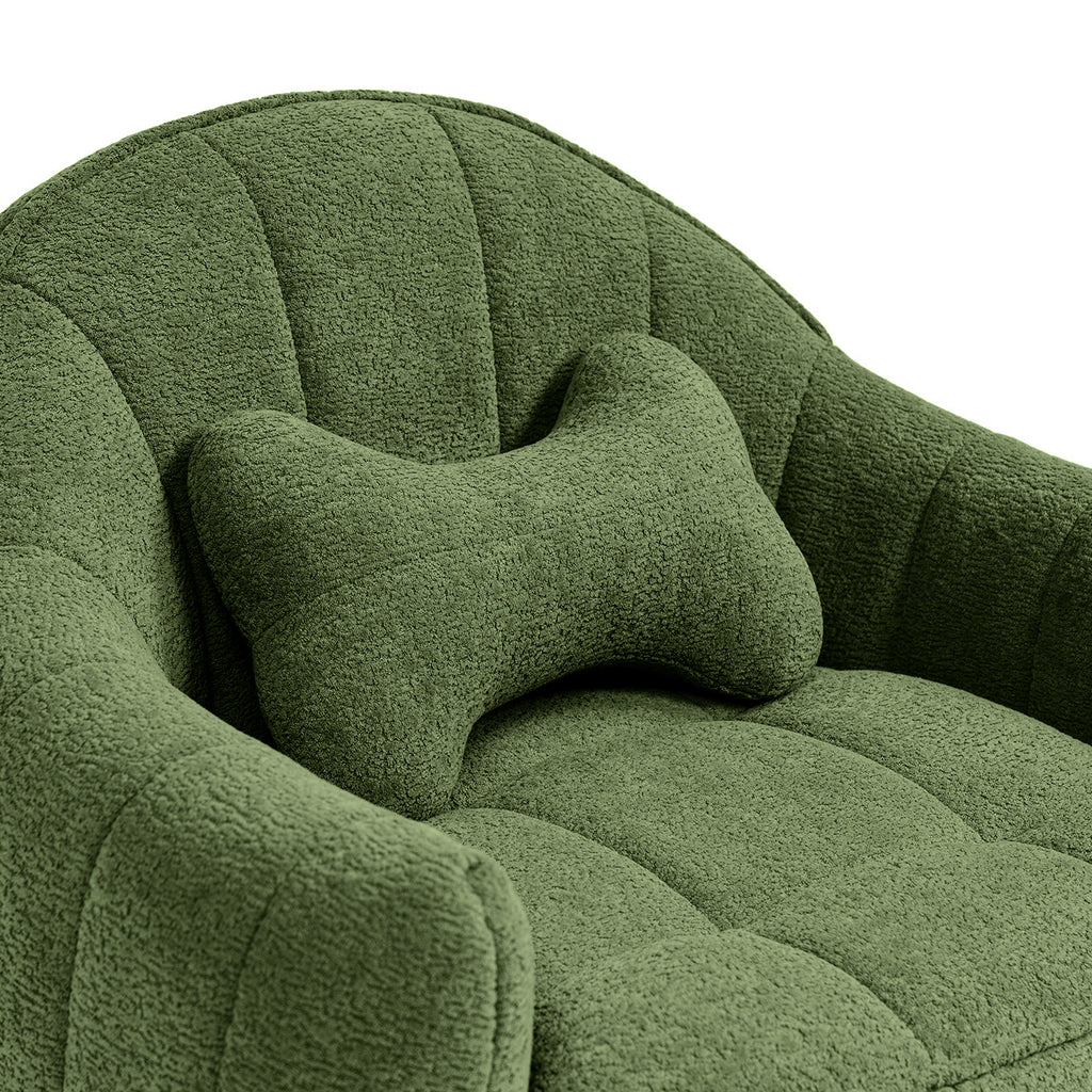 Louie 30.5" Dog Sofa Bed in Moss