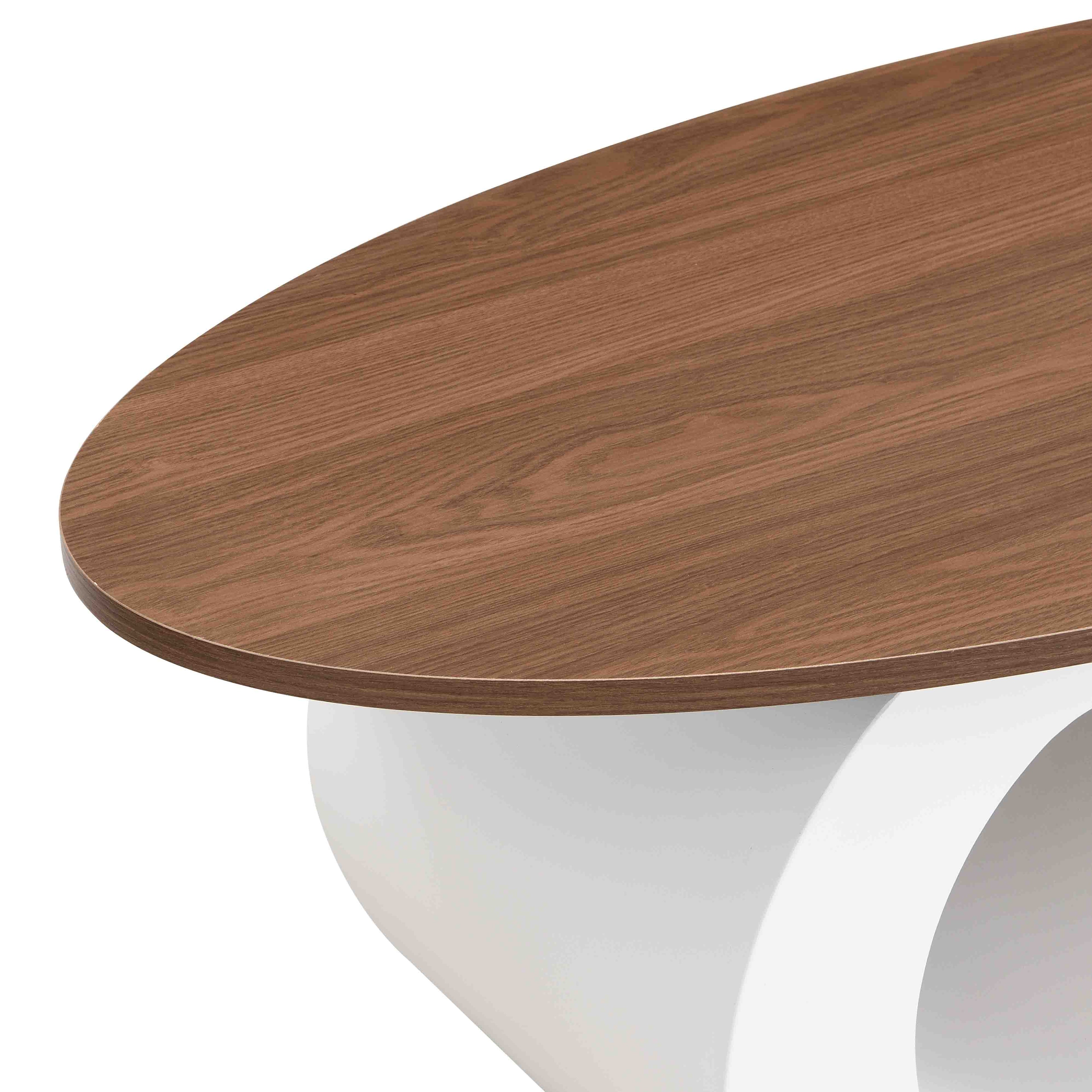 White Nesting Coffee Table Set of 2