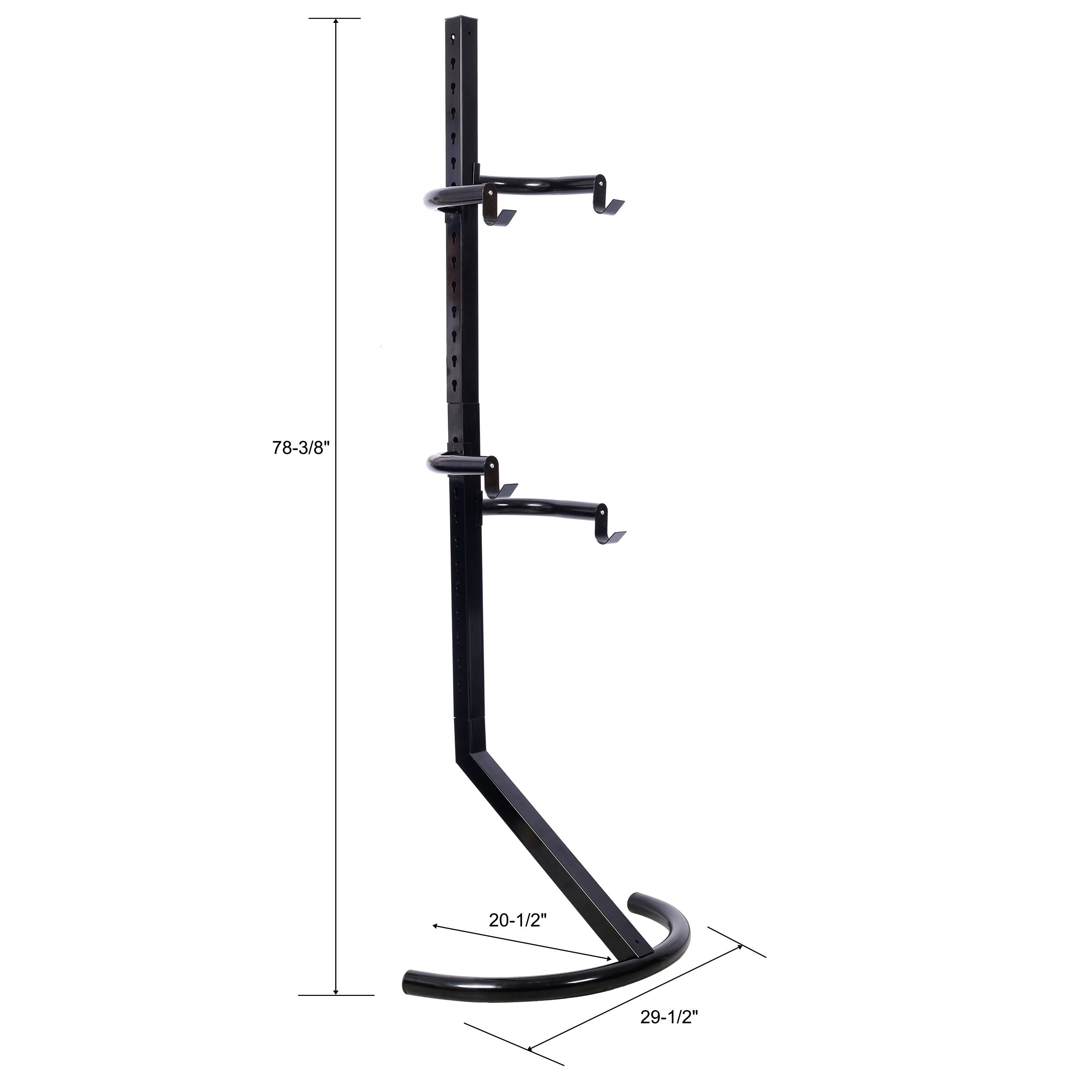 2-Bike Garage Wall Indoor Bicycle Storage Rack