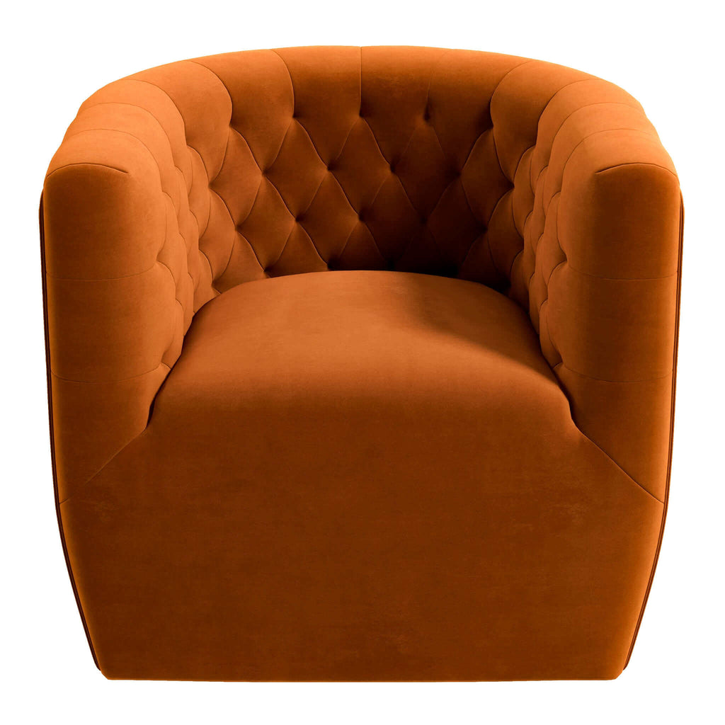 Delaney Burnt Accent Chair