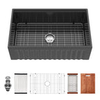 33" Matte Kitchen Sink