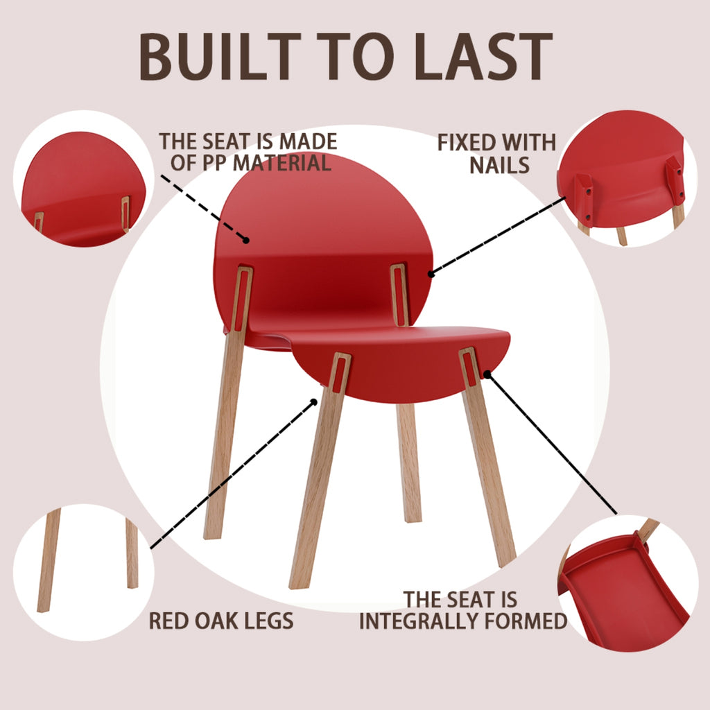 Summer 4-Pack Crimson Patio Furniture Set