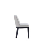 Gansevoort Wood Vegan Leather Dining Chair