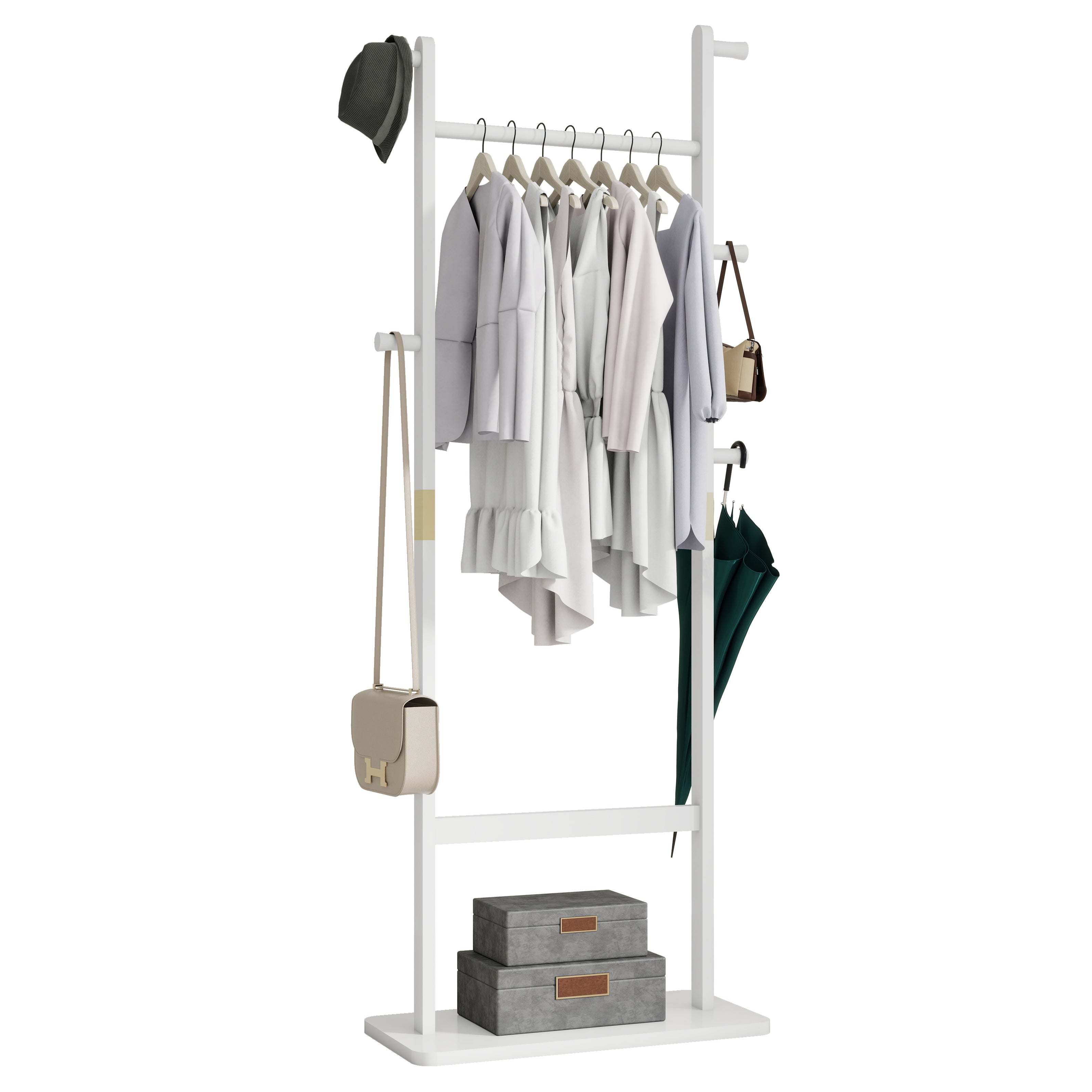 Solid Wood Coat Rack