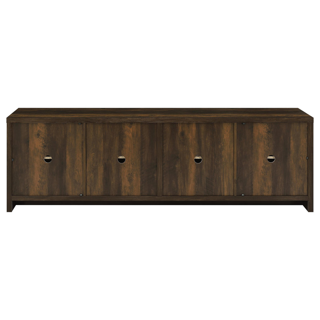 Lunetta Dark Pine 3-Piece TV Stand Entertainment Center