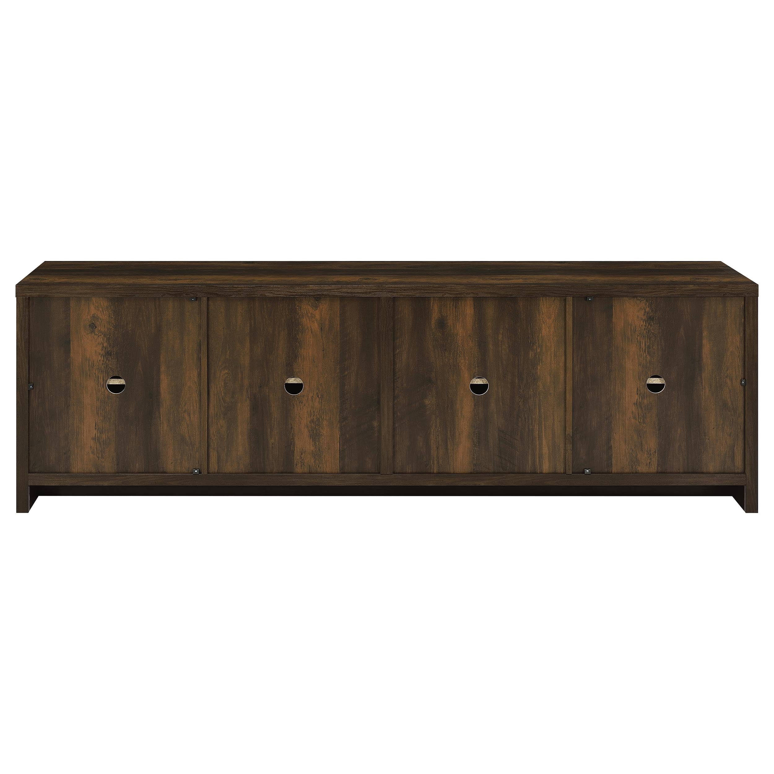 Lunetta Dark Pine 3-Piece TV Stand Entertainment Center