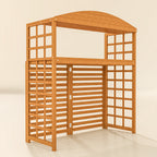 Outsunny Wood Air Conditioner Fence
