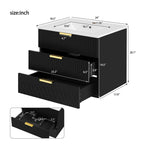 24-Inch Wall Mounted Floating Cabinet with Sink