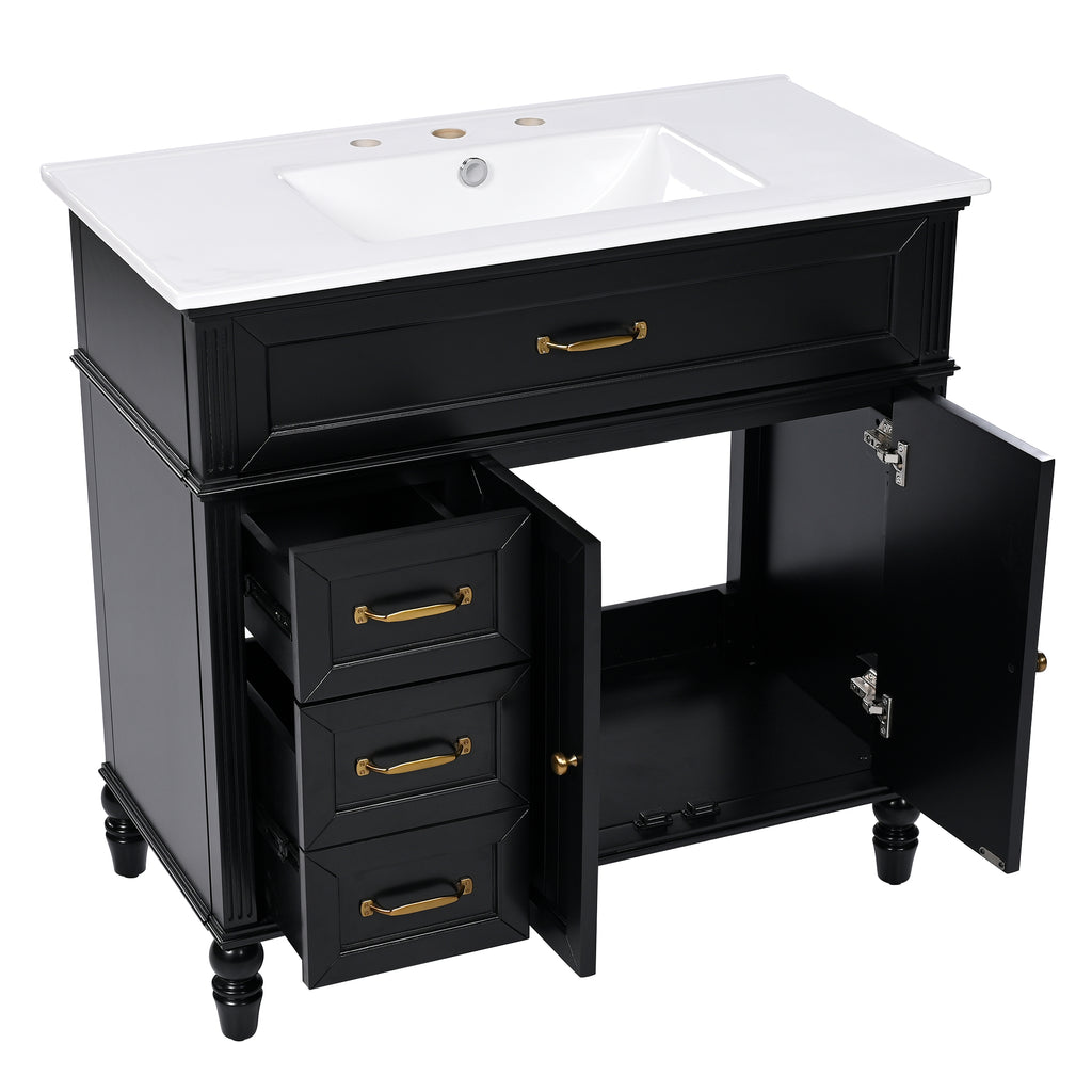 36" Bathroom Vanity with Sink