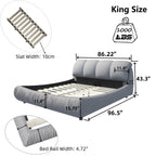 King Size Luxury Upholstered Platform Bed