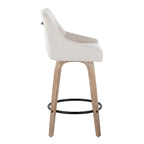 26" Fixed-Height Counter Stool with Swivel