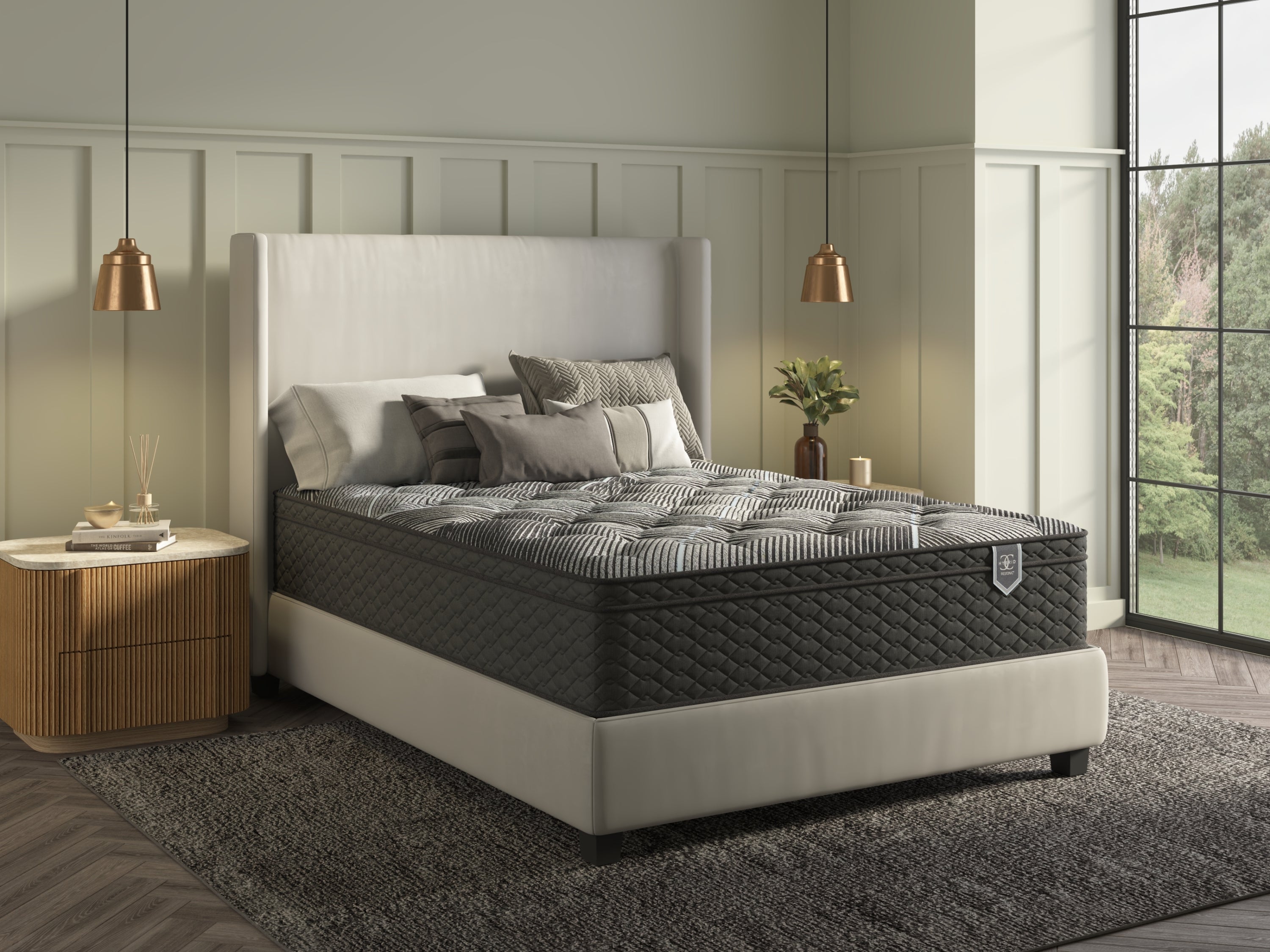 Restonic ComfortCare Hybrid Euro Top Plush King Mattress