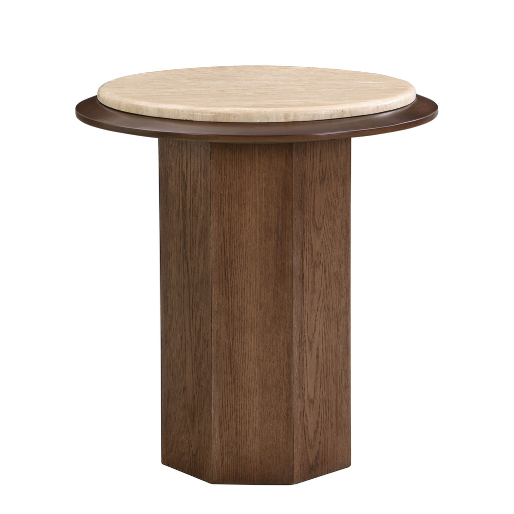 Kasha Travertine Top Table